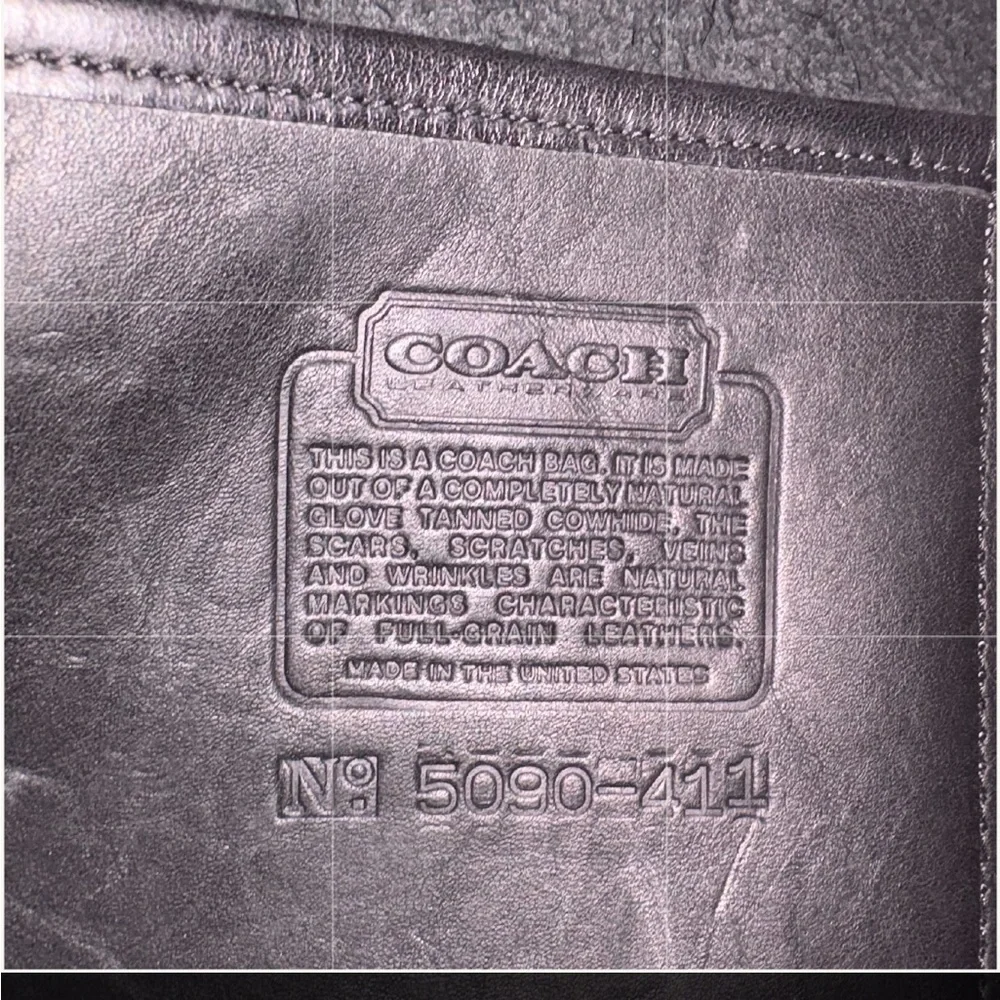 Vintage Coach Bonnie Cashin Slim Unisex Briefcase/Laptop Bag - Picture 2 of 13